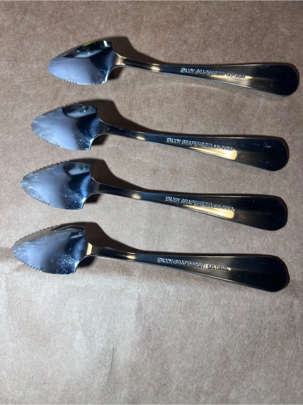 Vintage Grapefruit Spoons - Set of 4